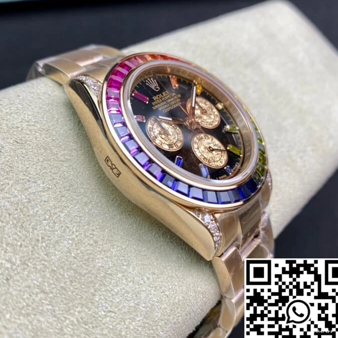 TW 116595 Rose Daytona Rolex RBOW Factory Gold 0128